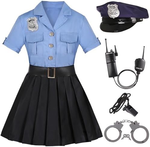 Gortykor Girls Police Officer Costume