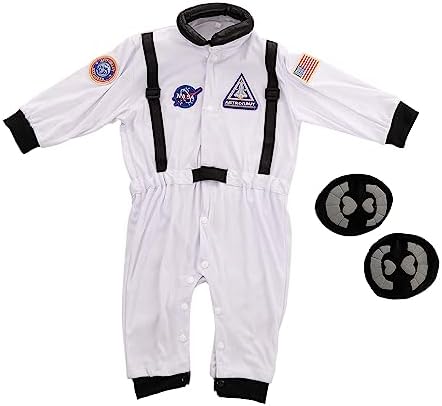 Spooktacular Creations Toddler Halloween Astronaut Costume - Space-themed BabyJumpsuit with Boots