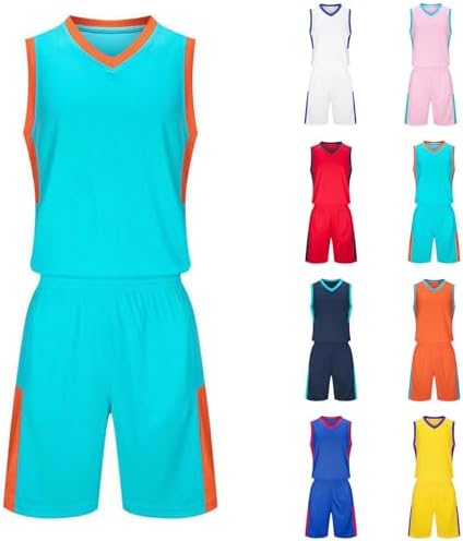Kids Boys Girls Summer Basketball Football Tracksuits Set