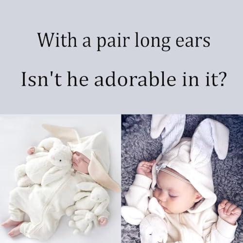 Perfect Easter Bunny Costume for Babies Soft Machine Washable