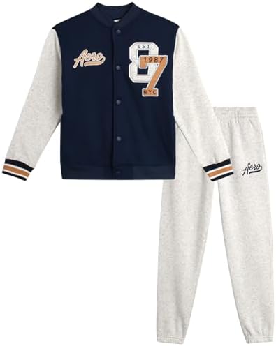 Bomber Jacket Jogger Set for Boys