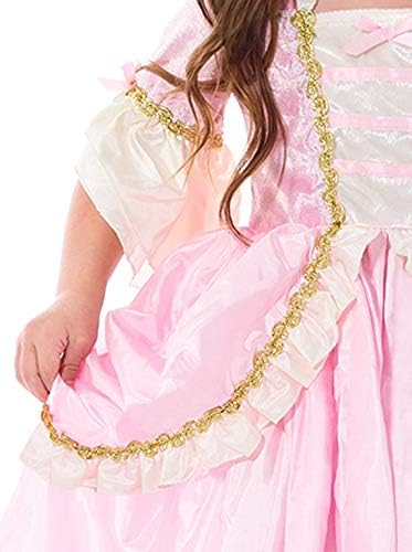 Little Adventures Pink Renaissance Princess Costume for Girls 5-7