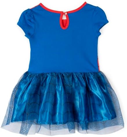 Marvel Avengers Captain America Spider-Man Girls Cosplay Dress Set 1