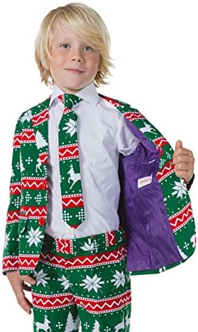 Opposuits Boys Festive Christmas Suit - Perfect for Xmas