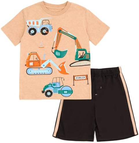 Dinosaur Animal Video Game Astronaut Truck T-Shirt Mesh Shorts