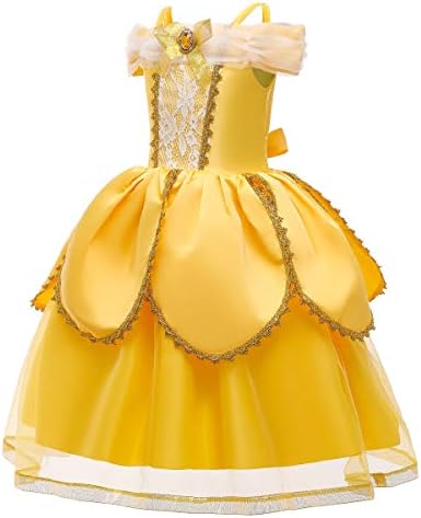 Elegant Princess Beauty and the Beast Dress Halloween Costume
