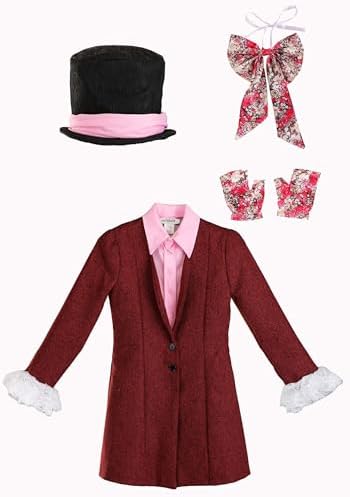 Mad Hatter Costume for Girls X-Large Halloween Costume