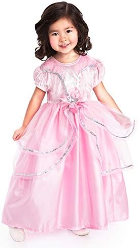 Little Adventures Royal Pink Princess Dress Up Costume for Girls