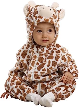 TONWHAR Unisex-Baby Halloween Animal Onesie Cartoon Animal OutcomeRomper for Kids