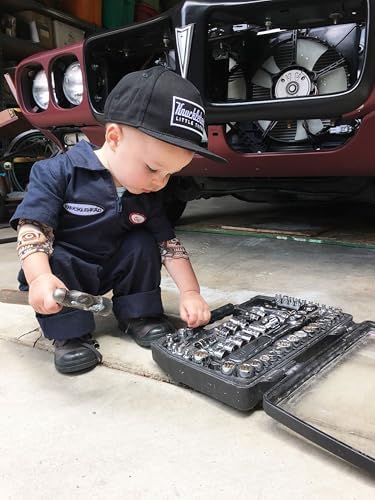 Knuckleheads Mechanic Photoshoot Overall Puzzle Jumpsuit for Boys Girls