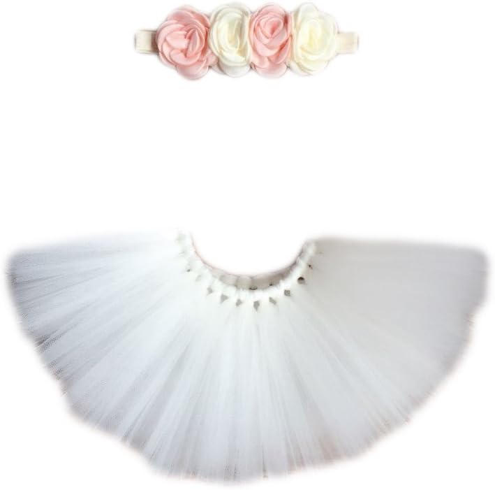 Vemonllas - Unisex Baby Outfit with Headdress Tutu