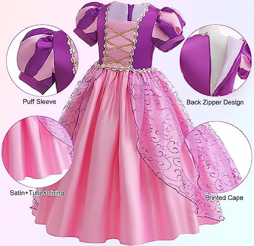Caroline Girls Rapunzel Princess Dress Up Set