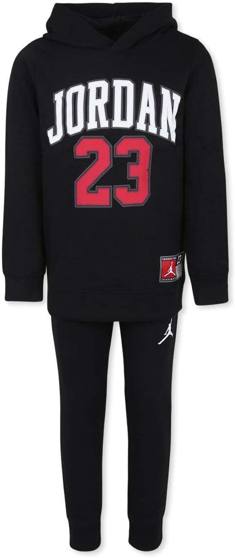 Nike Pullover and Jogger Set Black and Red