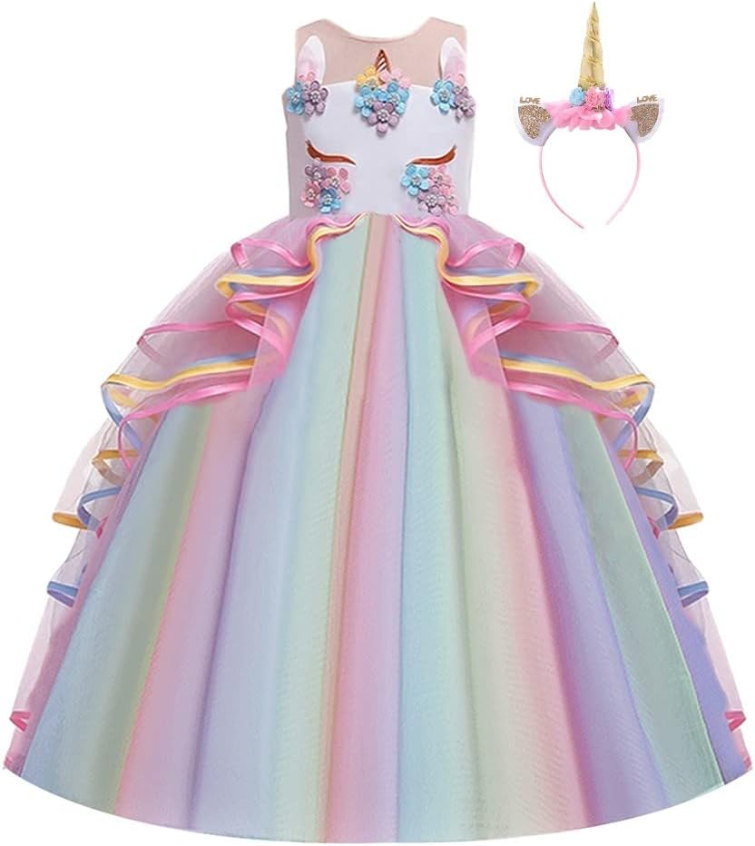 Fancy Unicorn Long Maxi Dress