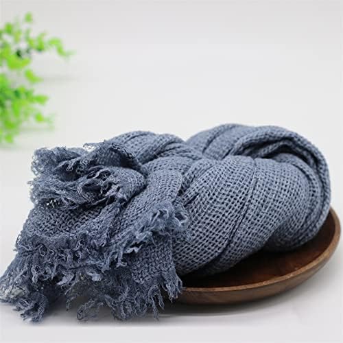 Coberllus Baby Mesh Blanket Photography Props Blue