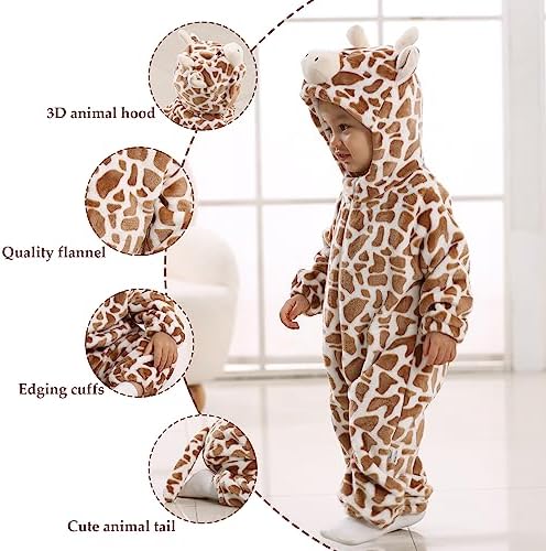 TONWHAR Unisex-Baby Halloween Animal Onesie Cartoon Animal OutcomeRomper for Kids