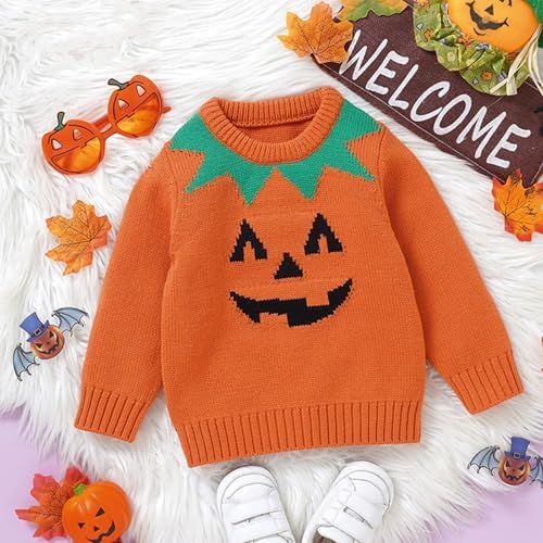 Warm Halloween Knitted Sweater - Autumn Baby Clothing
