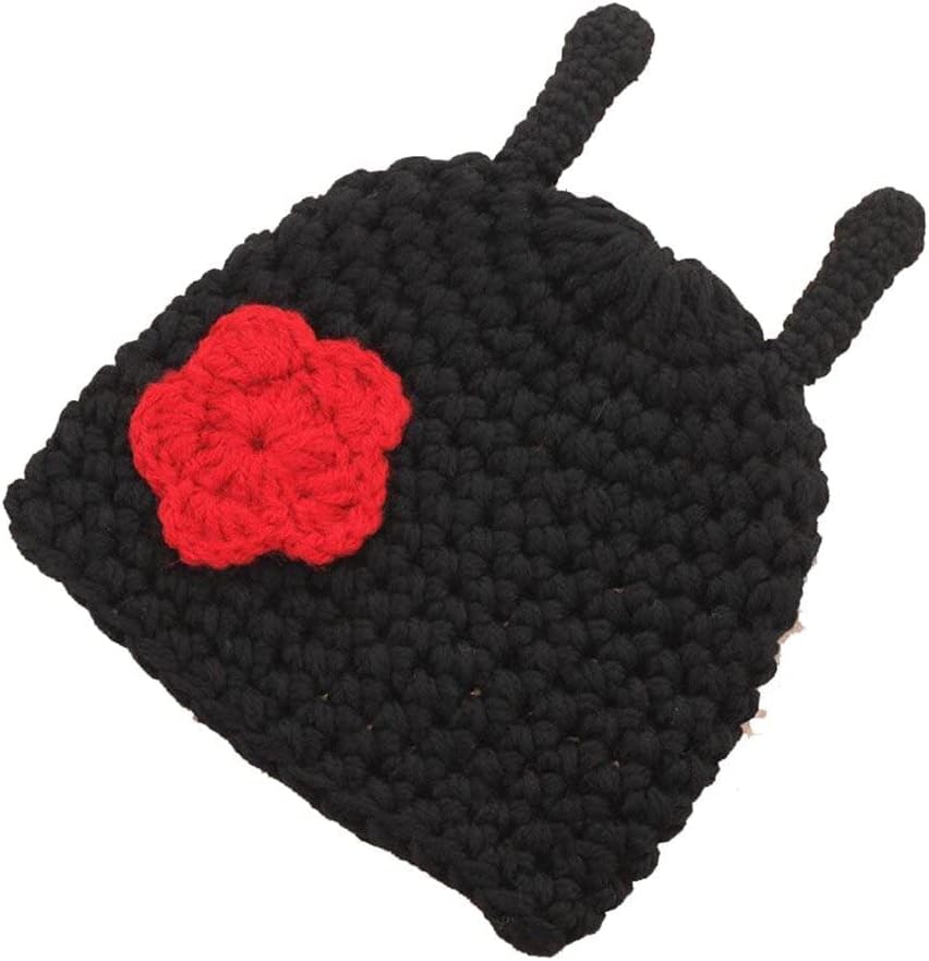 Newborn Baby Croitchet Gi Handmade Beanie Cap Romper