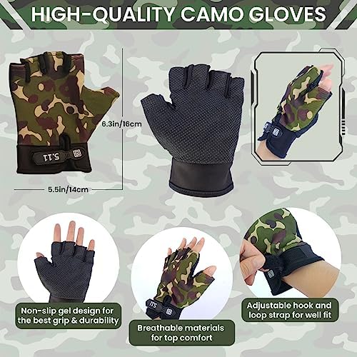 ZIRSENG Kids Army Costume Set 20 Piece Halloween Christmas Gift for Kids