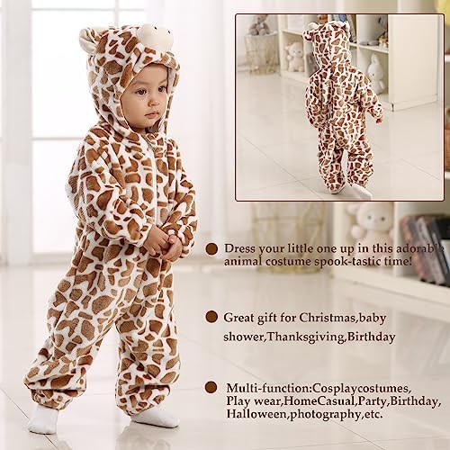 TONWHAR Unisex-Baby Halloween Animal Onesie Cartoon Animal OutcomeRomper for Kids