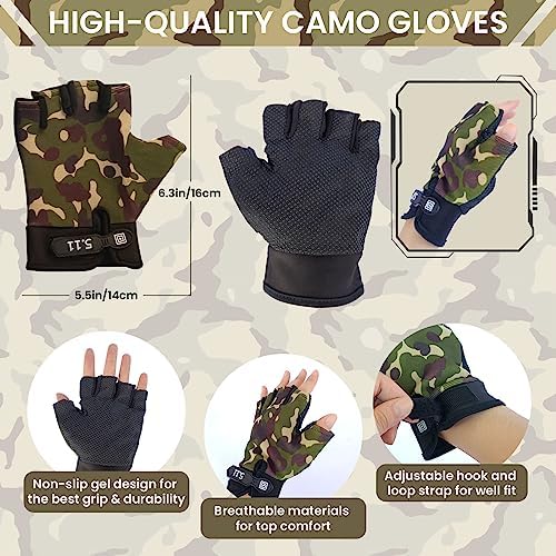 ZIRSENG Kids Army Costume Set for Halloween More