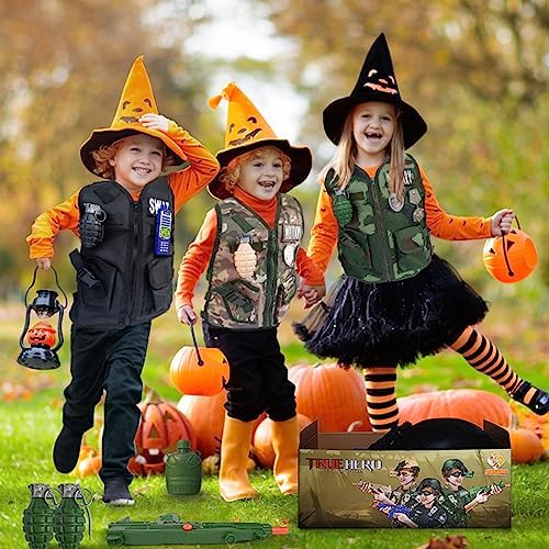 ZIRSENG Kids Army Costume Set for Halloween More