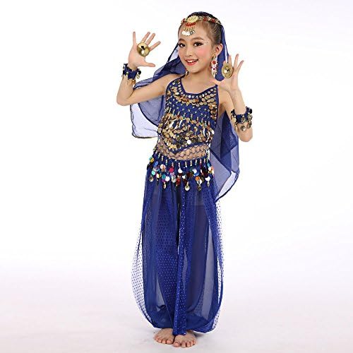Dance girls belly dancer outfit for Halloween performance