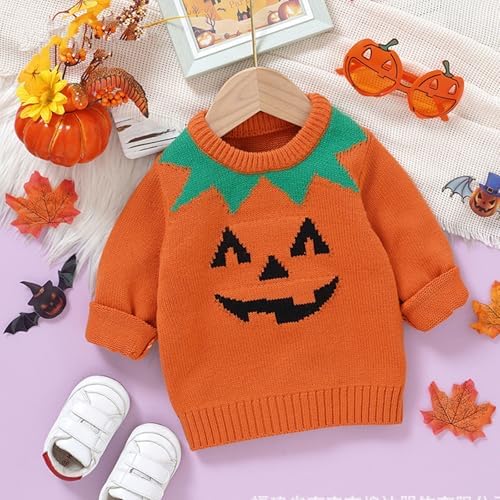 Warm Halloween Knitted Sweater - Autumn Baby Clothing