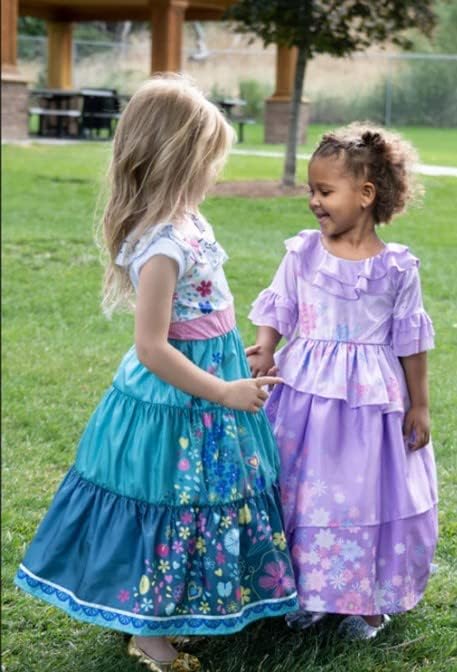 Little Adventures Flower Princess Dress Up Costume Machine Washable