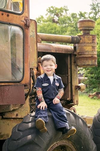Knuckleheads Mechanic Photoshoot Overall Puzzle Jumpsuit for Boys Girls