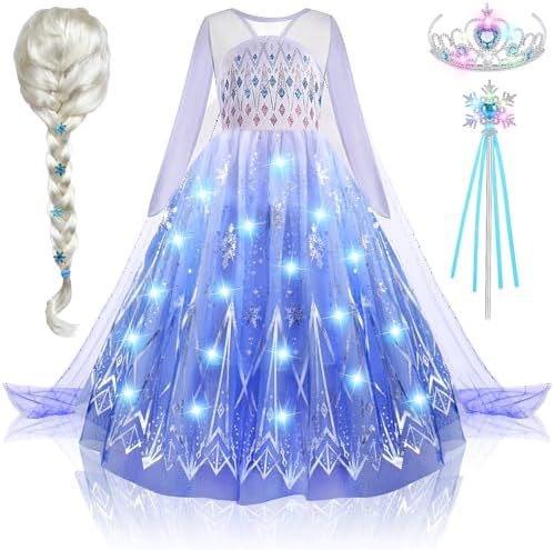 Latocos Light Up Princess Costume for Girls