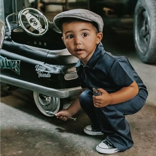 Knuckleheads Mechanic Photoshoot Overall Puzzle Jumpsuit for Boys Girls