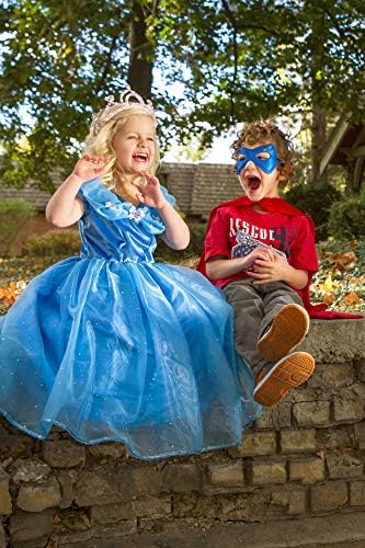 Little Adventures Deluxe Cinderella Butterfly Princess Dress Up Costume for Girls