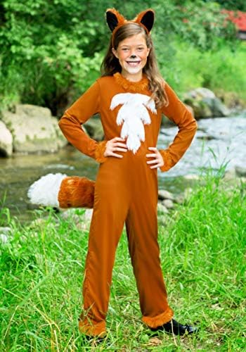 Fun Costumes Girls Sly Fox Costume with Headband Halloween Kids Costume