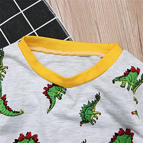 Dinosaur and Halloween Christmas Toddler Boys Outfit Set