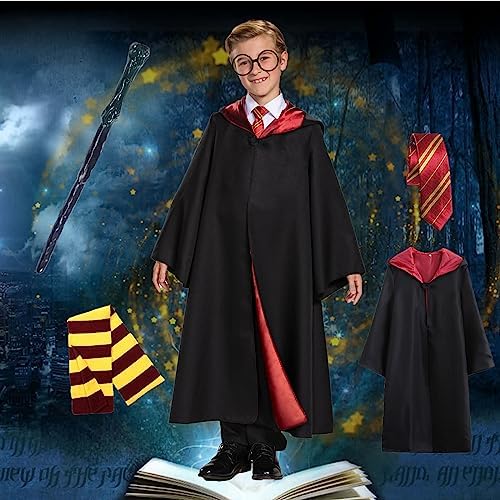 Kitimi Wizard Costume Set Perfect Halloween Party Accessories for Kids