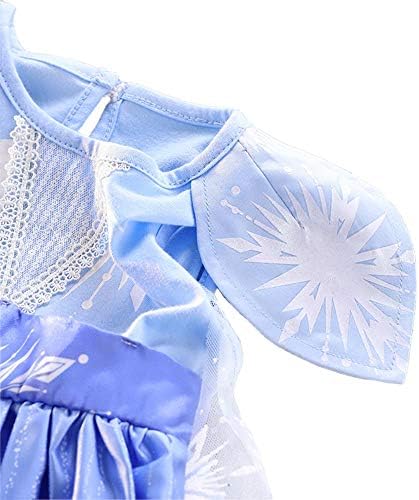 Magic Snow Queen Princess Costume Enchanting Dress for Girls