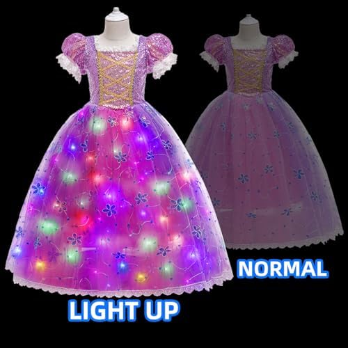 LED Princess Full-Accessories Preschool Princess Halloween Costume