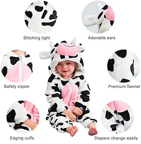 Cute Flannel Romper for Babies Winter