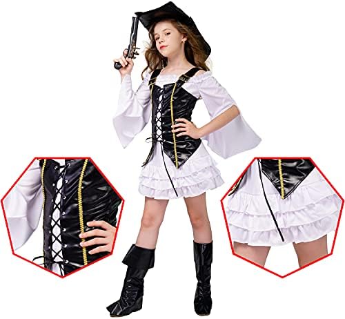 Kids Girl Pirate Halloween costumeHalloween costumeHalloween outfit