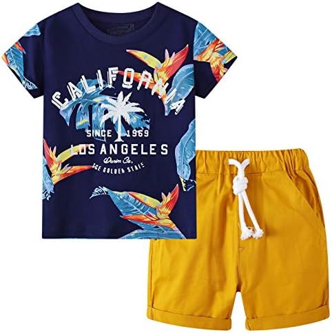 Perfect t-shirt shorts set for boys this summer