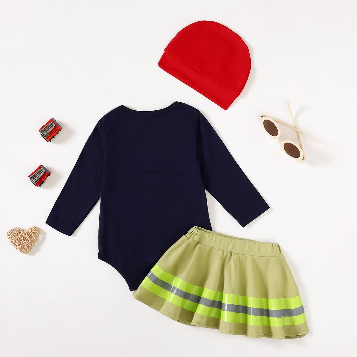 Fireman Costume for Baby Girls Halloween