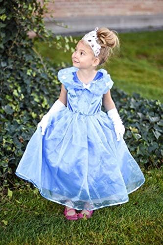 Little Adventures Deluxe Cinderella Butterfly Princess Dress Up Costume for Girls