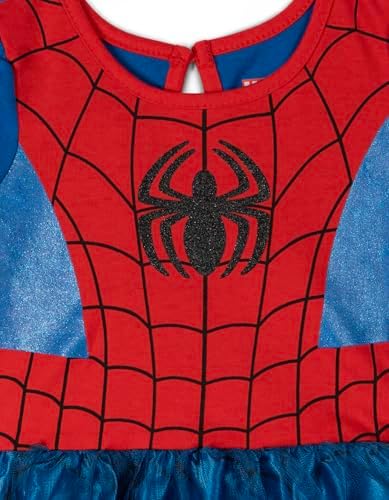 Marvel Avengers Captain America Spider-Man Girls Cosplay Dress Set 1