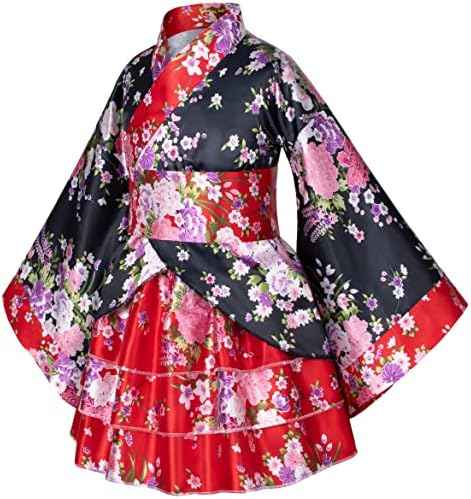 Japanese Trad Kids Kimono Robe Set 6 Piece Sizes 100-150cm