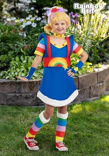 Girls Rainbow Brite Costume