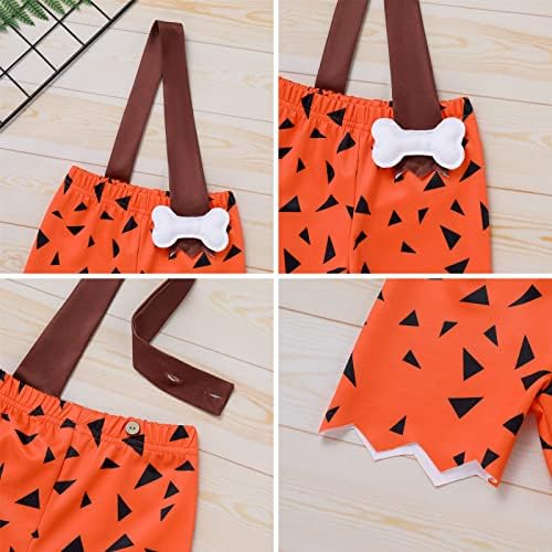 BAMM Kids Caveman Costume HalloweenIBTOM Kids Costume