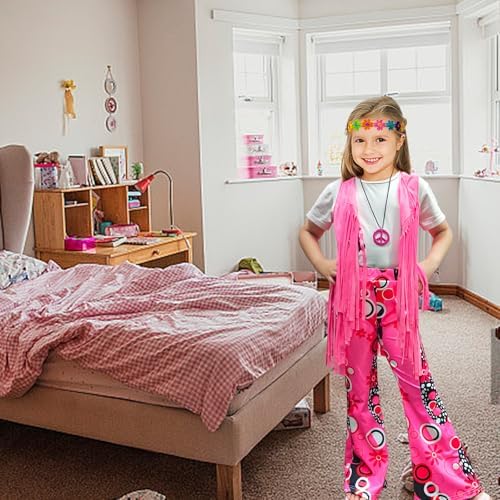 60s70s Hippie Fringe Costume Set