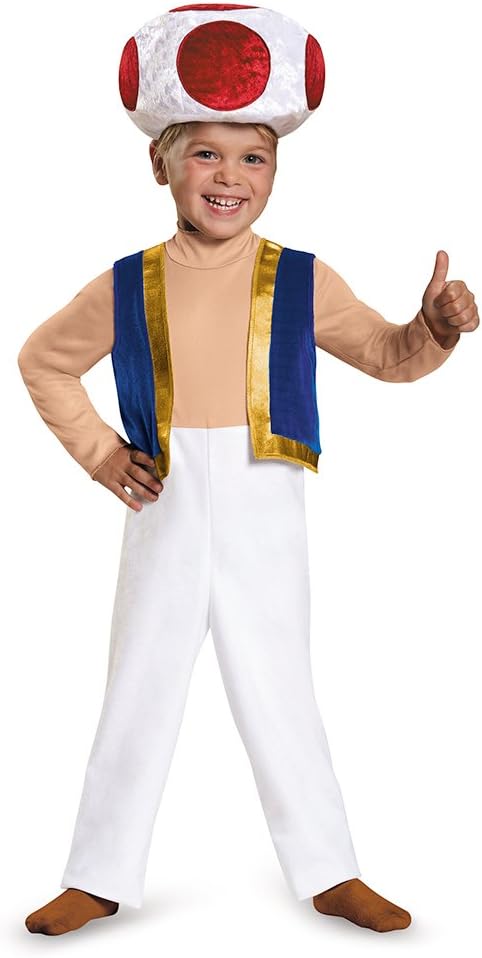 Step into the adventure of Toad with the Toad Toddler Costume Small 2T