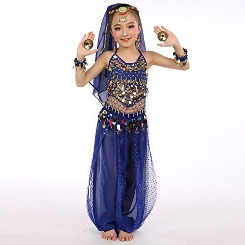 Dance girls belly dancer outfit for Halloween performance